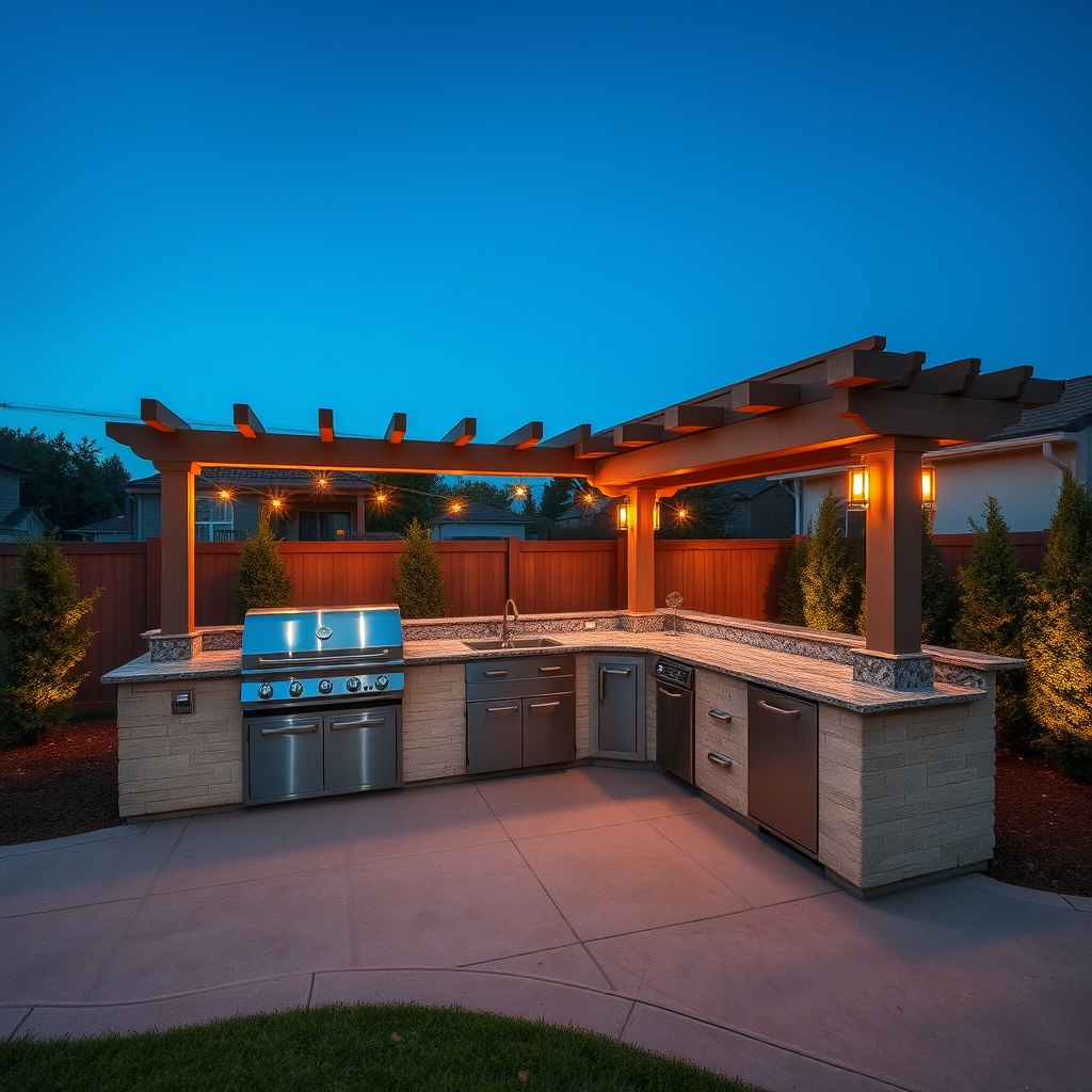 outdoor kitchen build - Illustration 3