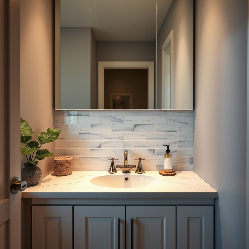 Peel And Stick Backsplash: 3 Proven Ways To Avoid A Sticky Mess (Renter’s Guide) 3 peel and stick backsplash - Illustration 3